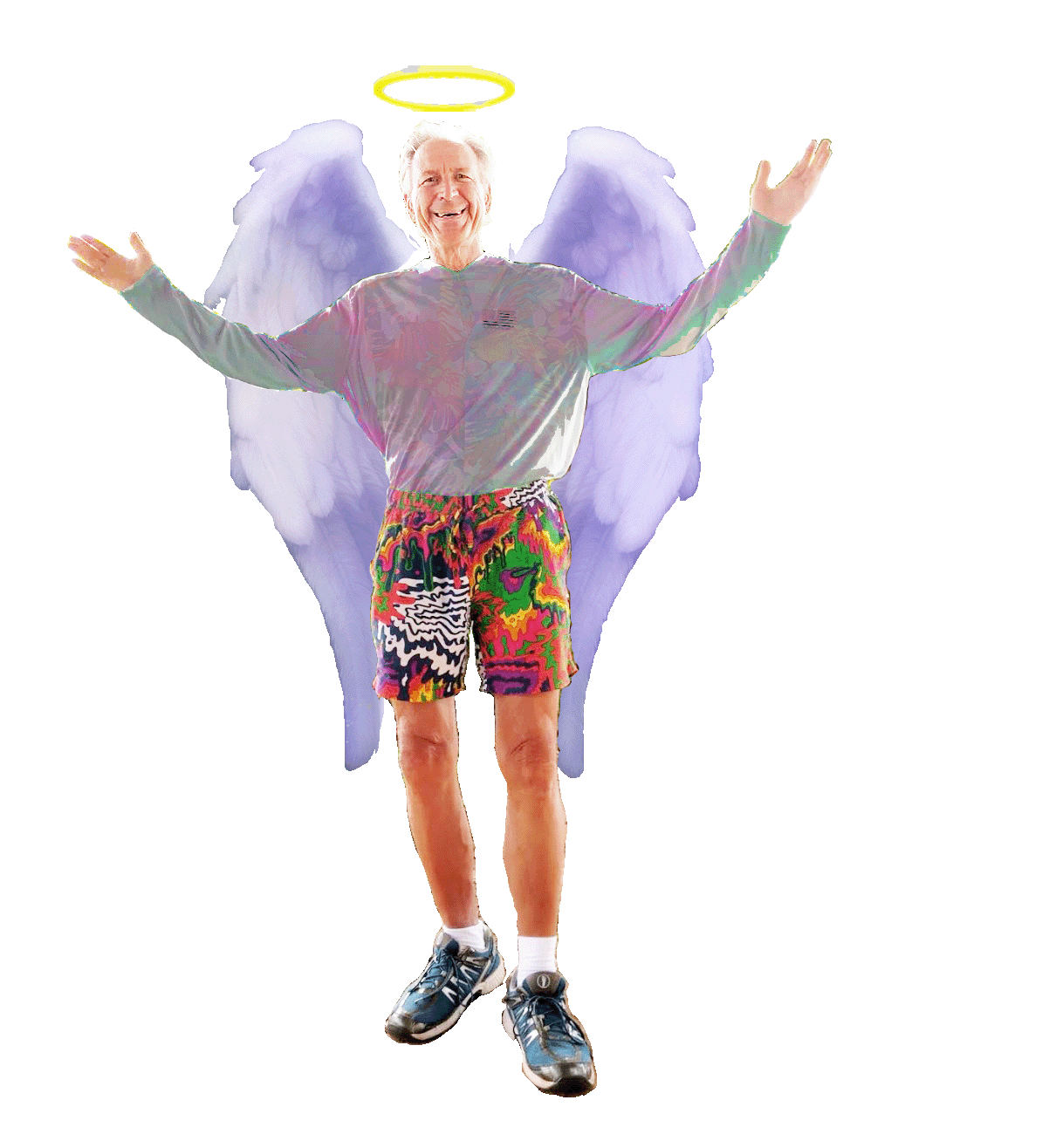 Here To Serve Humanity Valentine with wings